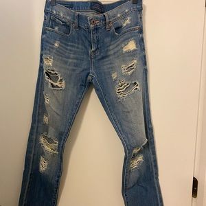 Distressed Lucky Brand Sienna Cigarette jean